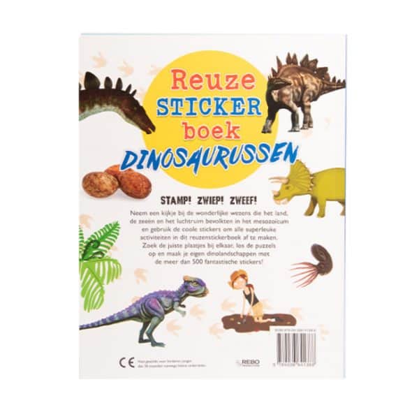 reuze stickerboek dinosaurussen