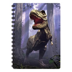 LiveLife 3D notitieboek T-Rex scene