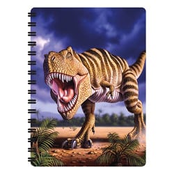 LiveLife 3D notitieboek Brown Rex