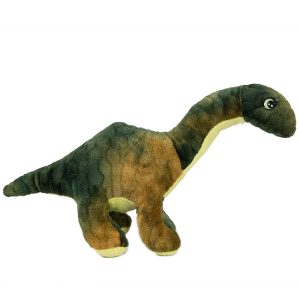 Brontosaurus pluche knuffel zijaanzicht 30 cm