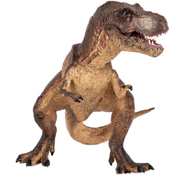T-Rex speelfiguur 17 cm vooraanzicht