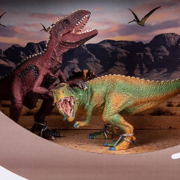 Dinosaurus speelset t-rex close-up