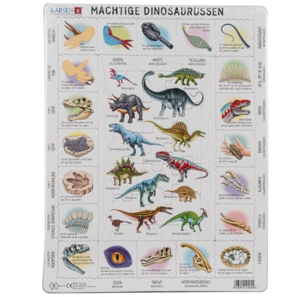 dinosaurussen puzzle machtige