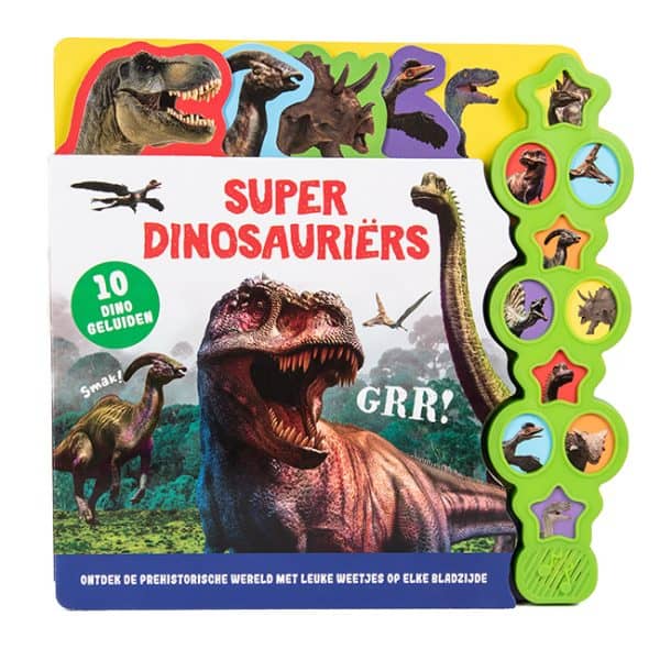 Super Dinosauriërs geluidenboek