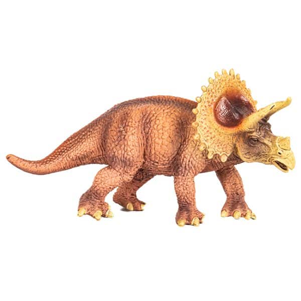 triceratops speelfiguur zijaanzicht